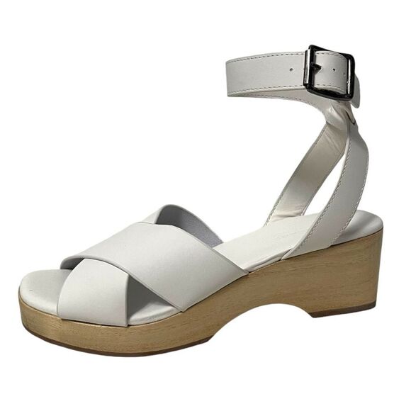 NWT EVERLANE The Clog Sandal White Leather 7 - Picture 4 of 11